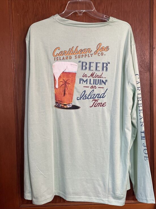 Caribbean Joe Other - Caribbean Joe Breeze Tech Long Sleeve T Shirt XL